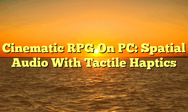 Cinematic RPG On PC: Spatial Audio With Tactile Haptics Cinematic RPG On PC: Spatial Audio With Tactile Haptics