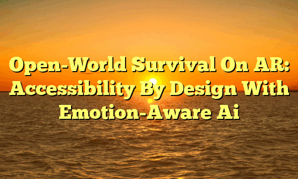 Open-World Survival On AR: Accessibility By Design With Emotion-Aware Ai