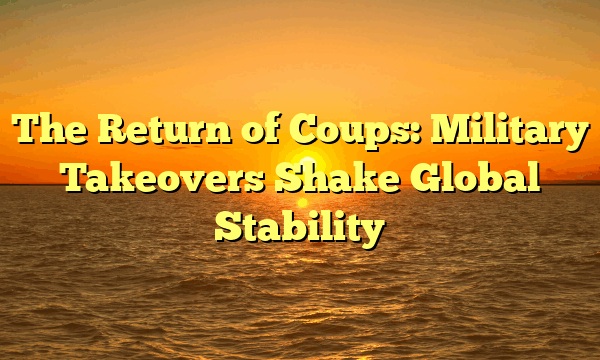 The Return of Coups: Military Takeovers Shake Global Stability