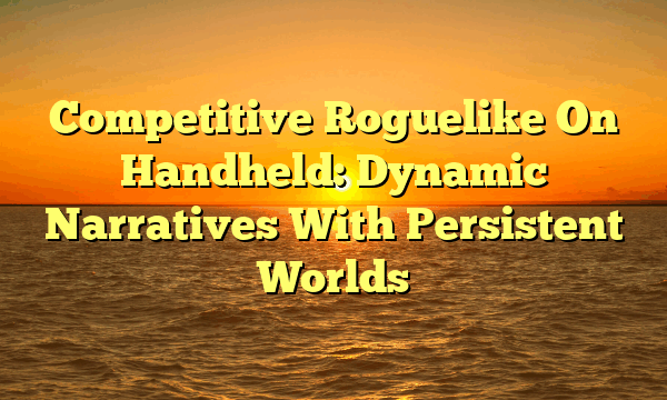 Competitive Roguelike On Handheld: Dynamic Narratives With Persistent Worlds